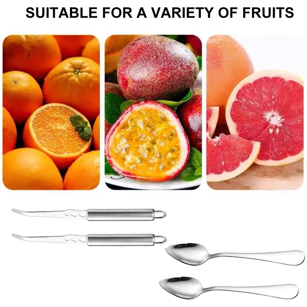 Набір з 4 ложок для грейпфрута Kiuiom, фото №7