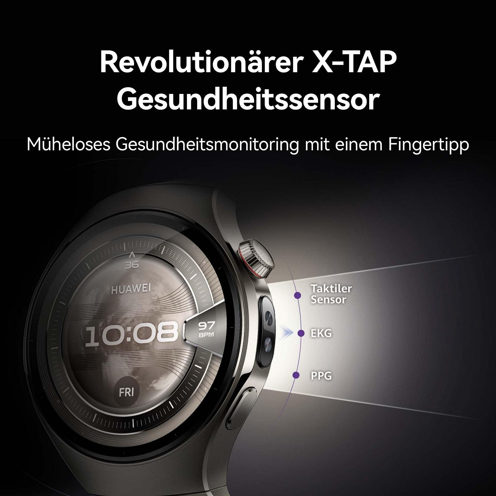 Смарт-годинник HUAWEI Watch 5 42 мм бежевий, фото №3