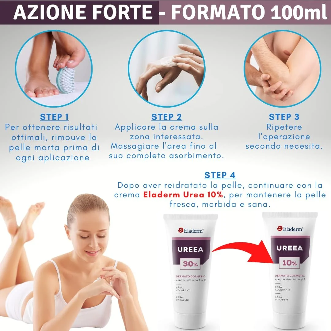 Крем с мочевиной 30% Eladerm 100 мл, фото №7 Крем с мочевиной 30% Eladerm 100 мл, фото №7