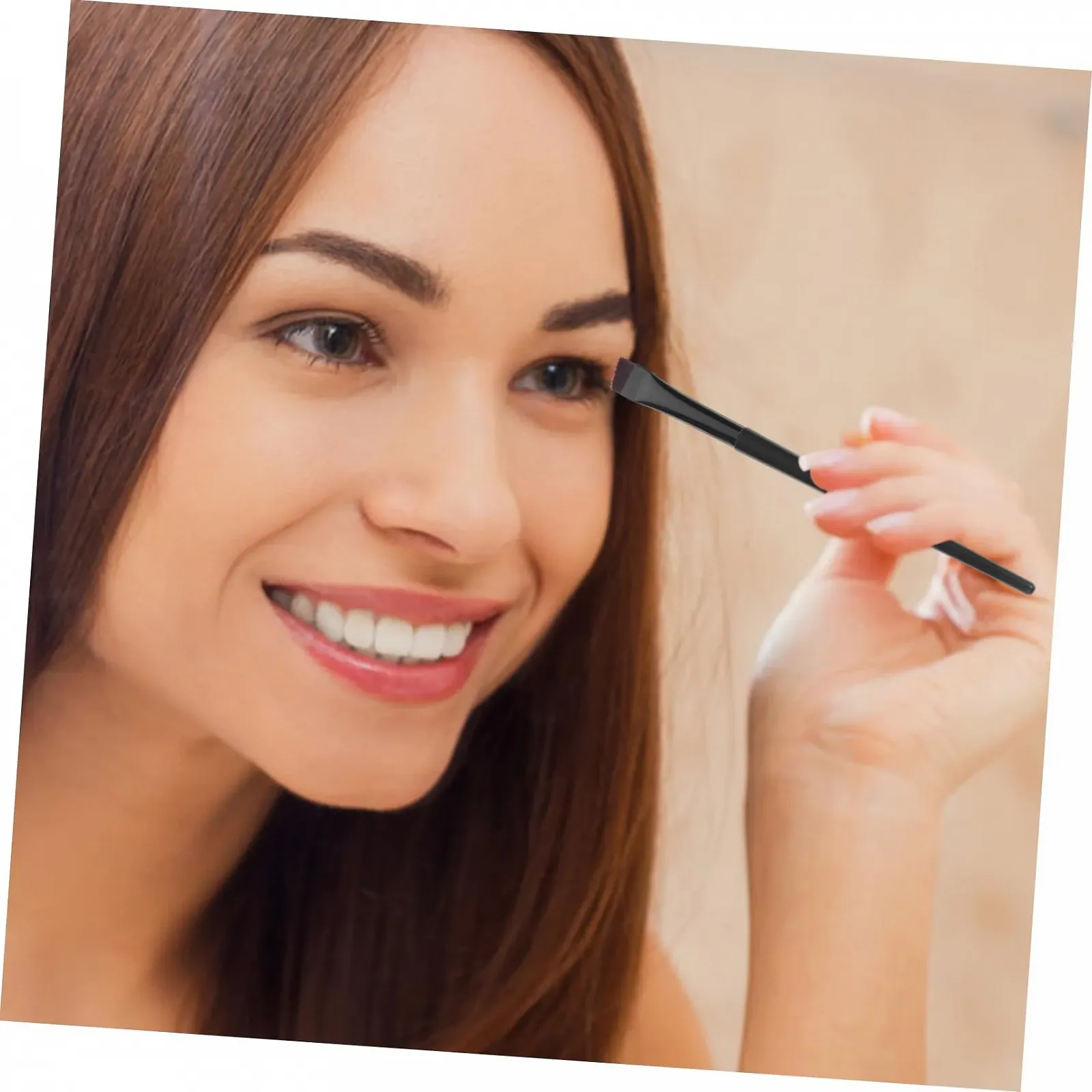 Кисти для подводки FRCOLOR 80 шт. Кисти для макияжа Кисти для косметики Кисти для красоты аксессуары для макияжа Кисти для точного нанесения на глаза набор для макияжа глаз большая Кисти для бровей Кисти со скошенной головкой, фото №6