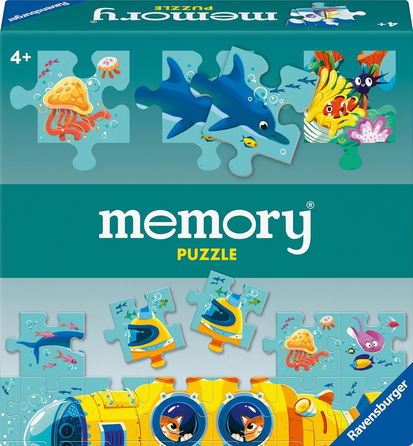 Пазл-игра Ravensburger Memory 22461 Underwater World для 2-4 игроков от 4 лет, фото №1 Пазл-игра Ravensburger Memory 22461 Underwater World для 2-4 игроков от 4 лет, фото №1