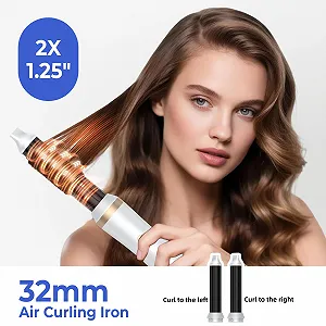 Стайлер для волосся UMIGA Airstyler 5-in-1 1000 W 3 налаштування температури Біле золото ціна на synthetic.ua - Фото 1 Стайлер для волосся UMIGA Airstyler 5-in-1 1000 W 3 налаштування температури Біле золото synthetic.ua - Фото 1