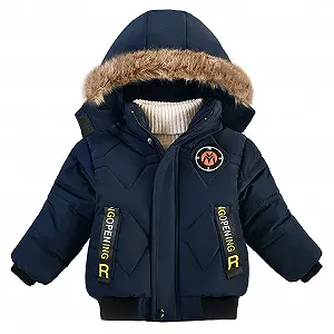 Зимняя куртка для мальчиков YFPICO Теплая стеганая - Фото 1