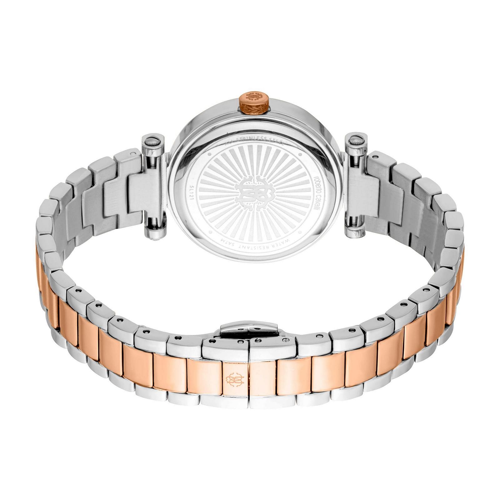 Женские аналоговые часы Roberto Cavalli RC5L121M0095 с ремешком из нержавеющей стали, фото №3 Женские аналоговые часы Roberto Cavalli RC5L121M0095 с ремешком из нержавеющей стали, фото №3