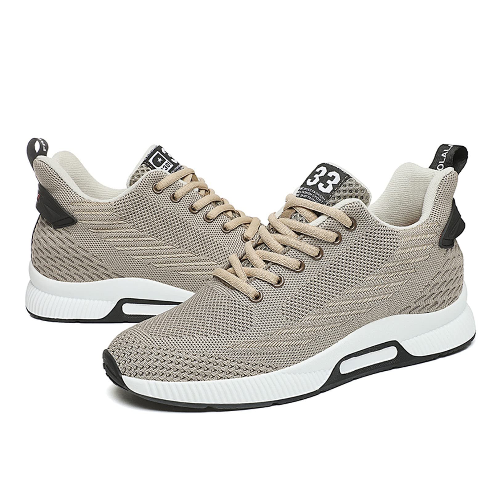 Кросівки YUKTOPA Чоловічі Повсякденні Сітчасті Дихаючі Прихована Платформа 6 см, фото №3 Кросівки YUKTOPA Чоловічі Повсякденні Сітчасті Дихаючі Прихована Платформа 6 см, фото №3