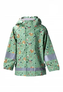 Дитяча дощова куртка Sterntaler Унісекс Тварини лісу Зелений - Фото 1