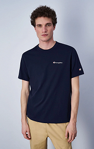 Футболка crewneck  219838-BS501 Champion Темно-синій 2XL - Фото 1