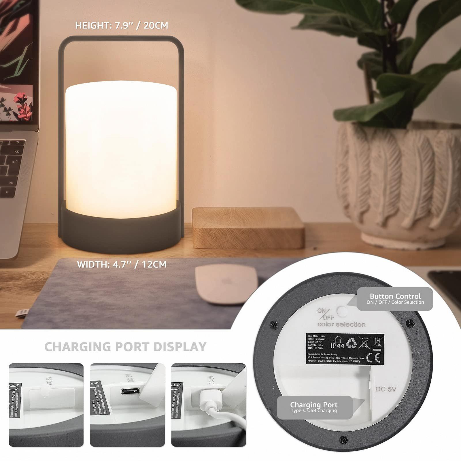 Настольная лампа MALUX LED Battery Outdoor IP44 9 ч 7 RGB + Warm White USB-C, фото №2