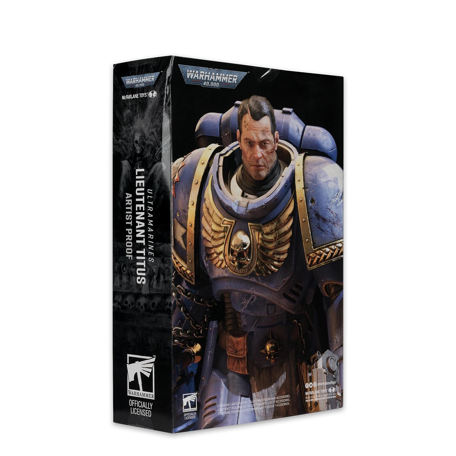 Фігурка Warhammer 40,000 McFarlane Toys Ultramarines: Лейтенант Тітус (Artist Proof) 18 см, фото №9