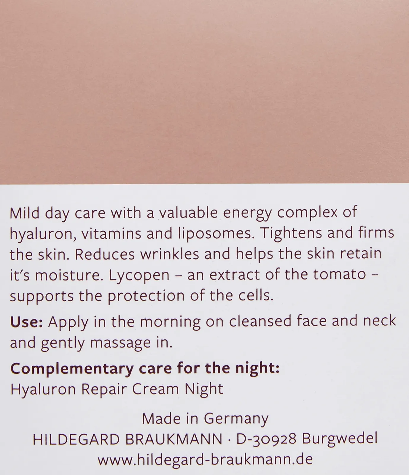 Крем для обличчя Hildegard Braukmann Exquisit Hyaluronic Energy Cream 50 мл, фото №5