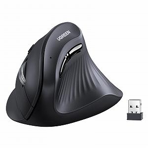 Мышь Беспроводная UGREEN Vertical Ergonomic (BT 5.0+2.4G) 6 кнопок, 1000/1600/2000/4000 DPI - Фото 1