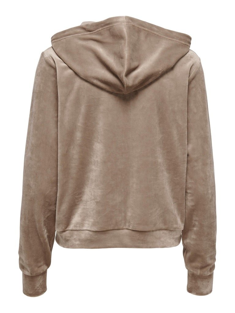 Худі ONLREBEL L/S ZIP HOOD SWT 15241328-Taupe Gray ONLY XS, фото №2
