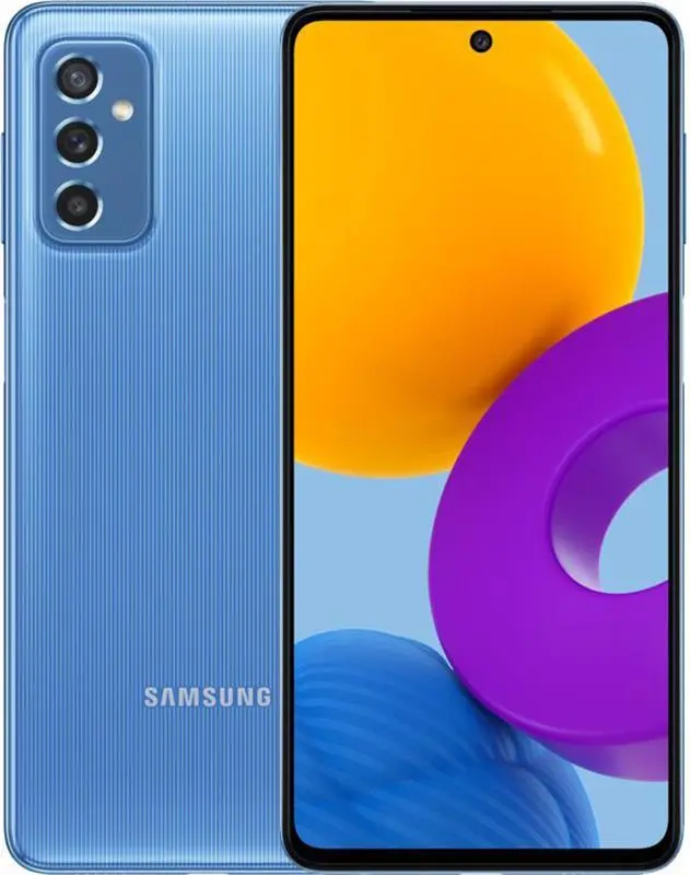 Смартфон Samsung Galaxy M52 SM-M526 6/128GB Dual Sim Light Blue (SM-M526BLBHSEK), фото №1