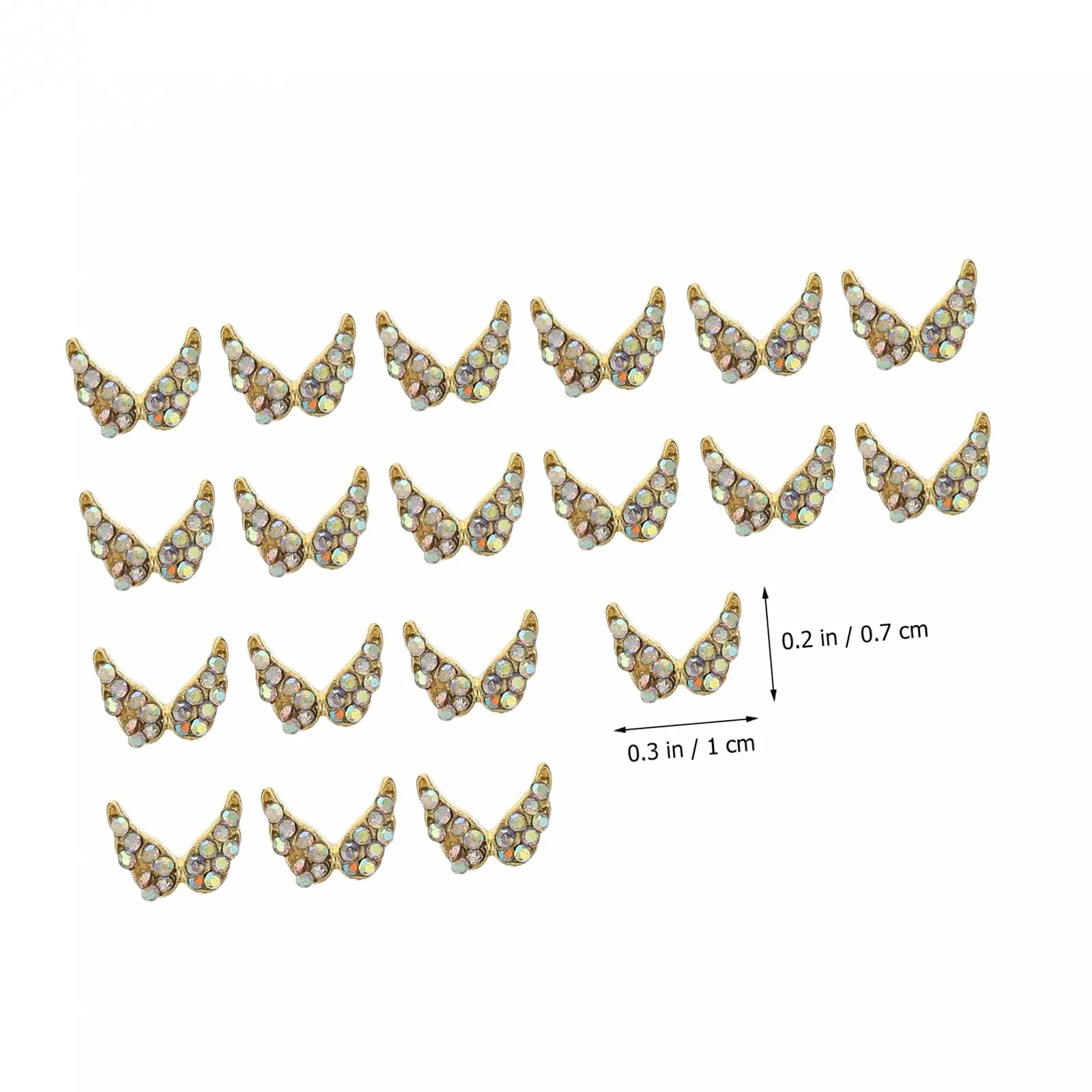 Стрази для нігтів Прикраса для нігтів Серце NOLITOY., фото №5