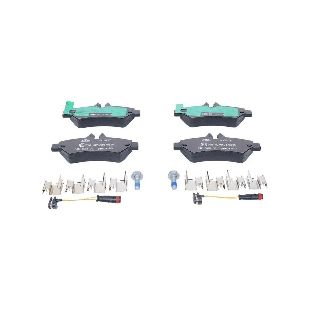 Комплект тормозных колодок, дисковый тормоз ATE 13.0460-3837.2 для MERCEDES-BENZ задний мост, фото №1