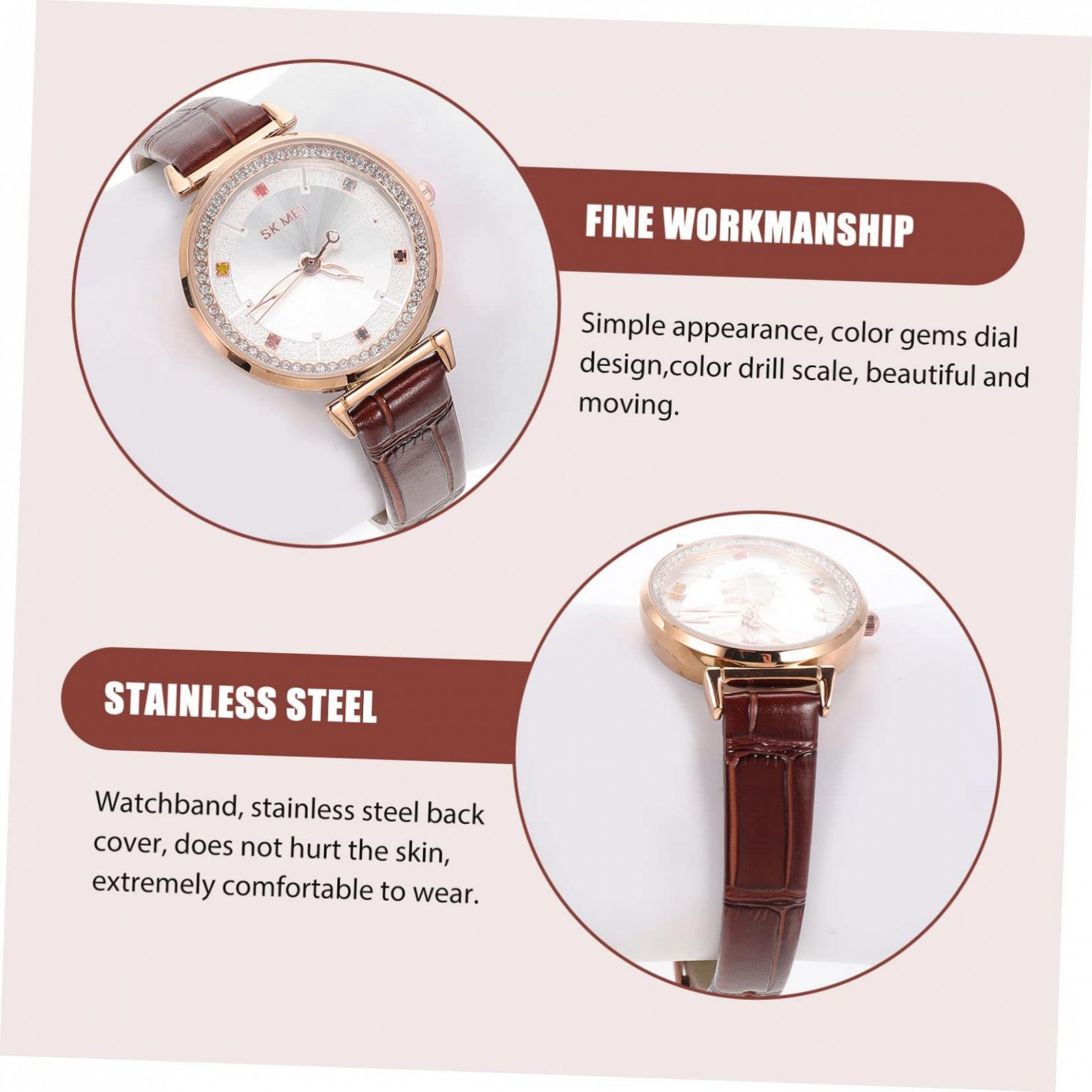 Часы наручные Женские OATIPHO Edelstein с зеркальным браслетом, легкие, регулируемые, повседневные, стекло, белый, фото №7 Часы наручные Женские OATIPHO Edelstein с зеркальным браслетом, легкие, регулируемые, повседневные, стекло, белый, фото №7