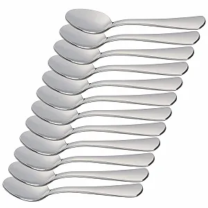 Ложки для кави, набір 12 штук, Timeless Design, нержавіюча сталь 18/0, 12.5 x 2.6 см - Фото 1