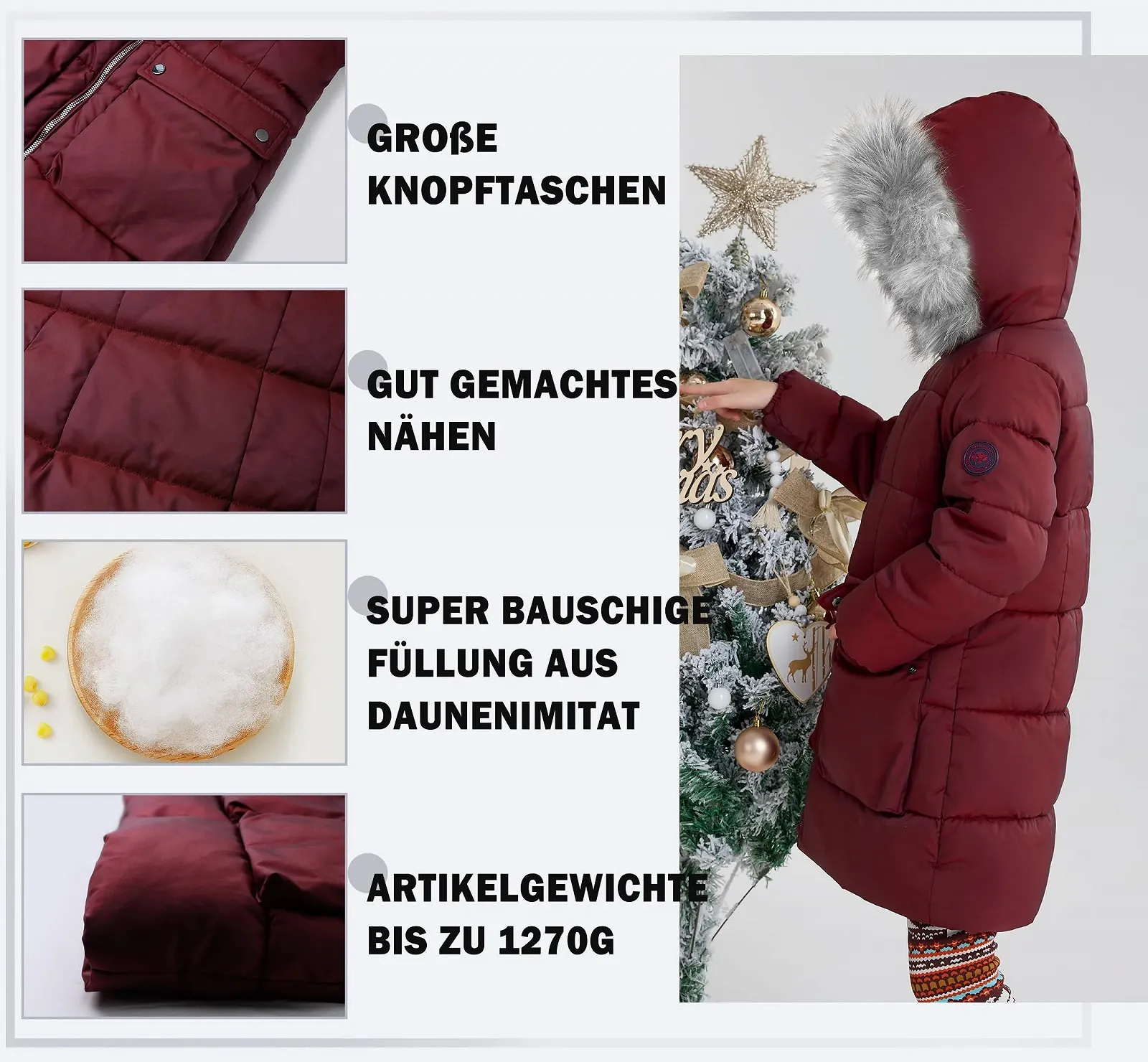 Пухова зимова куртка для дівчаток maoo garden, утеплена штучним пухом, фото №6 Пухова зимова куртка для дівчаток maoo garden, утеплена штучним пухом, фото №6