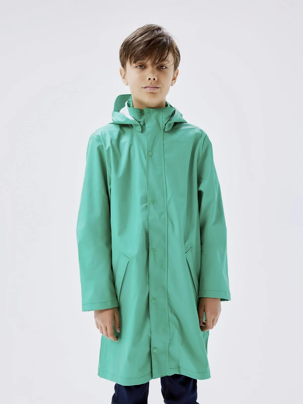 Дитяча дощова куртка NAME IT Nkndry Rain Jacket Long 1fo Noos (унісекс), фото №7 Дитяча дощова куртка NAME IT Nkndry Rain Jacket Long 1fo Noos (унісекс), фото №7