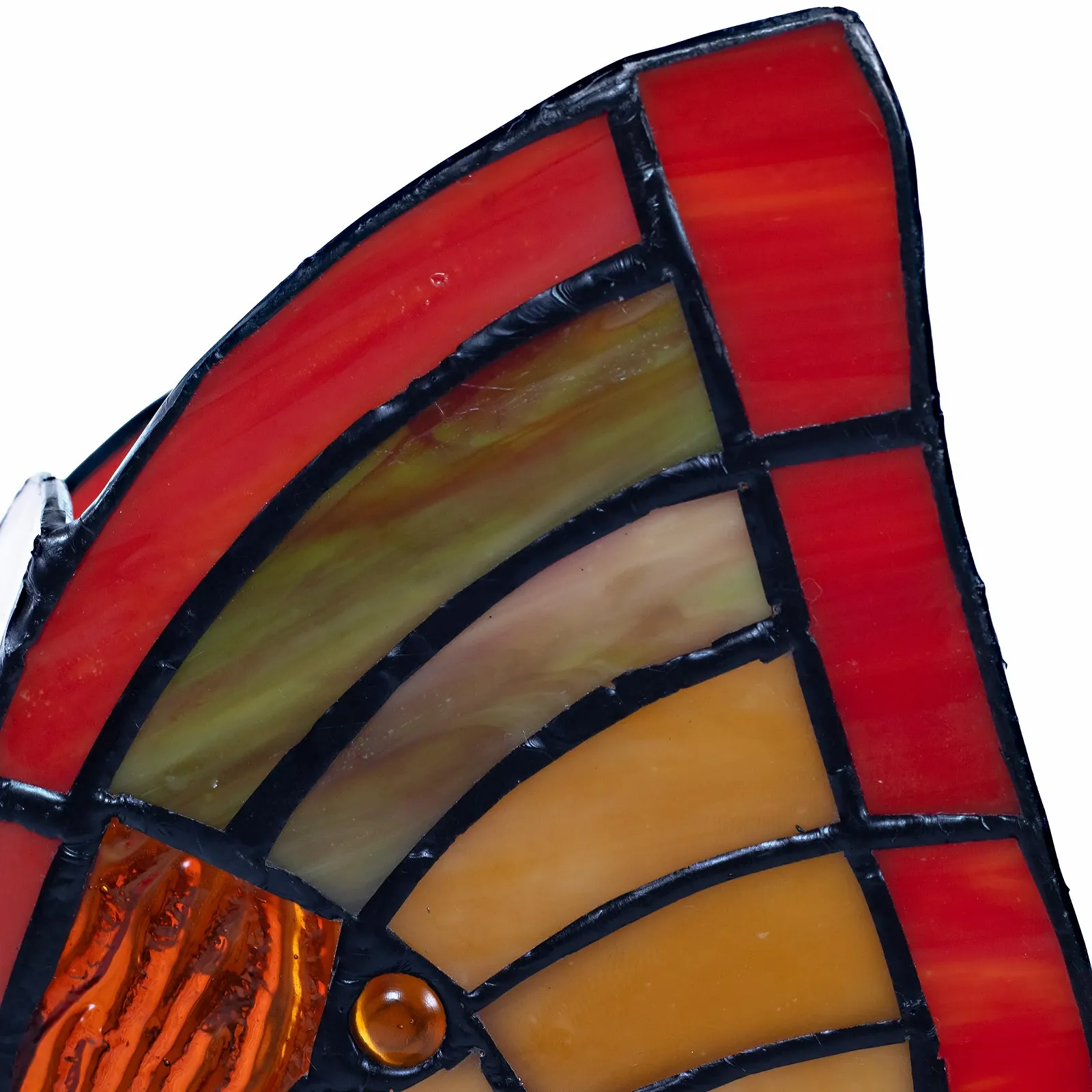 Настільна лампа TIFF200 Mosaic Butterfly Мозаїка Скло Висота 22 см, фото №6