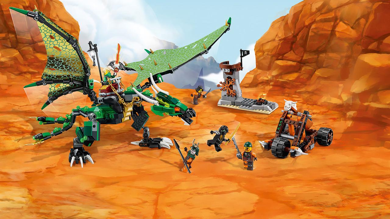Конструктор LEGO Ninjago Зелений енерджі дракон Ллойда 70593, фото №8