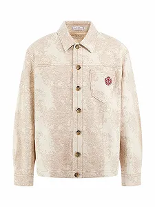 Чоловіча сорочка Boxy Shacket з довгими рукавами Guess Quicksand, L - Фото 1