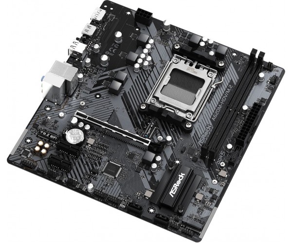 Материнська плата ASRock A620M-HDV/M.2 (AM5/A620, 2*DDR5, PCIex16 DP/HDMI 2xSATAІІІ 2xM.2, GLan 8ch mATX, фото №3