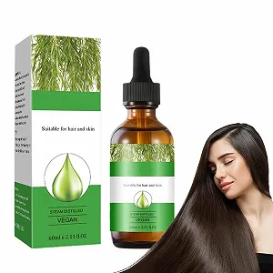 Масло для волос Tkekruh Rosemary, 60 мл, Масло для роста волос для более густых, длинных, полных и здоровых волос, против выпадения волос, эффективно утолщает волосы, для женщин и мужчин, сыворотка для волос - Фото 1