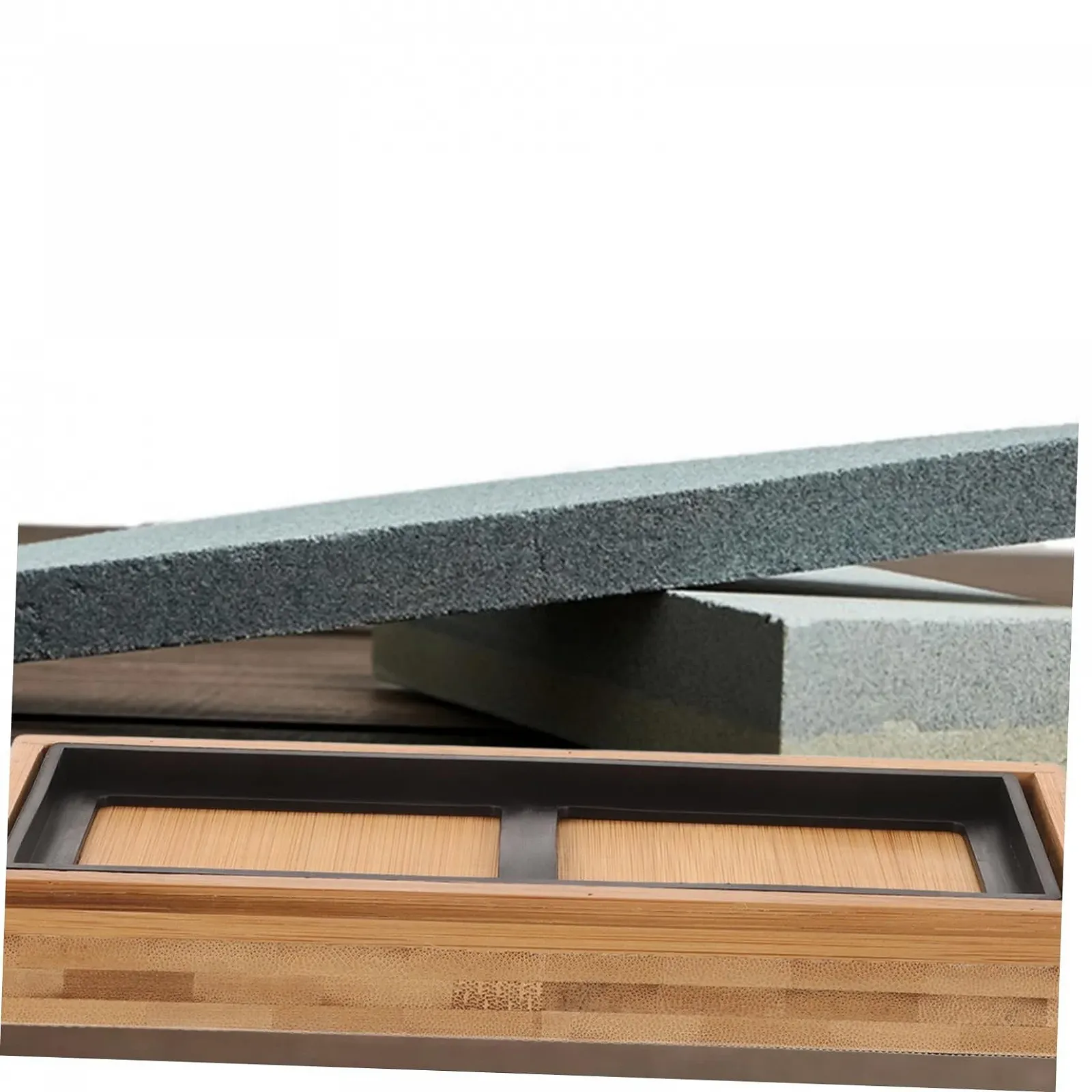 Держатель для точильного камня Holibanna Бамбуковый комплект, фото №4