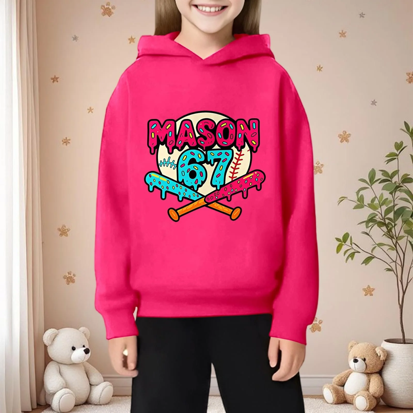 Худі Generisch з принтом і дівчаток, фото №2