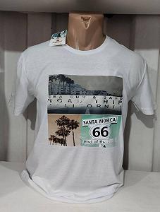 Біла бавовняна футболка з принтом унісекс - Фото 1