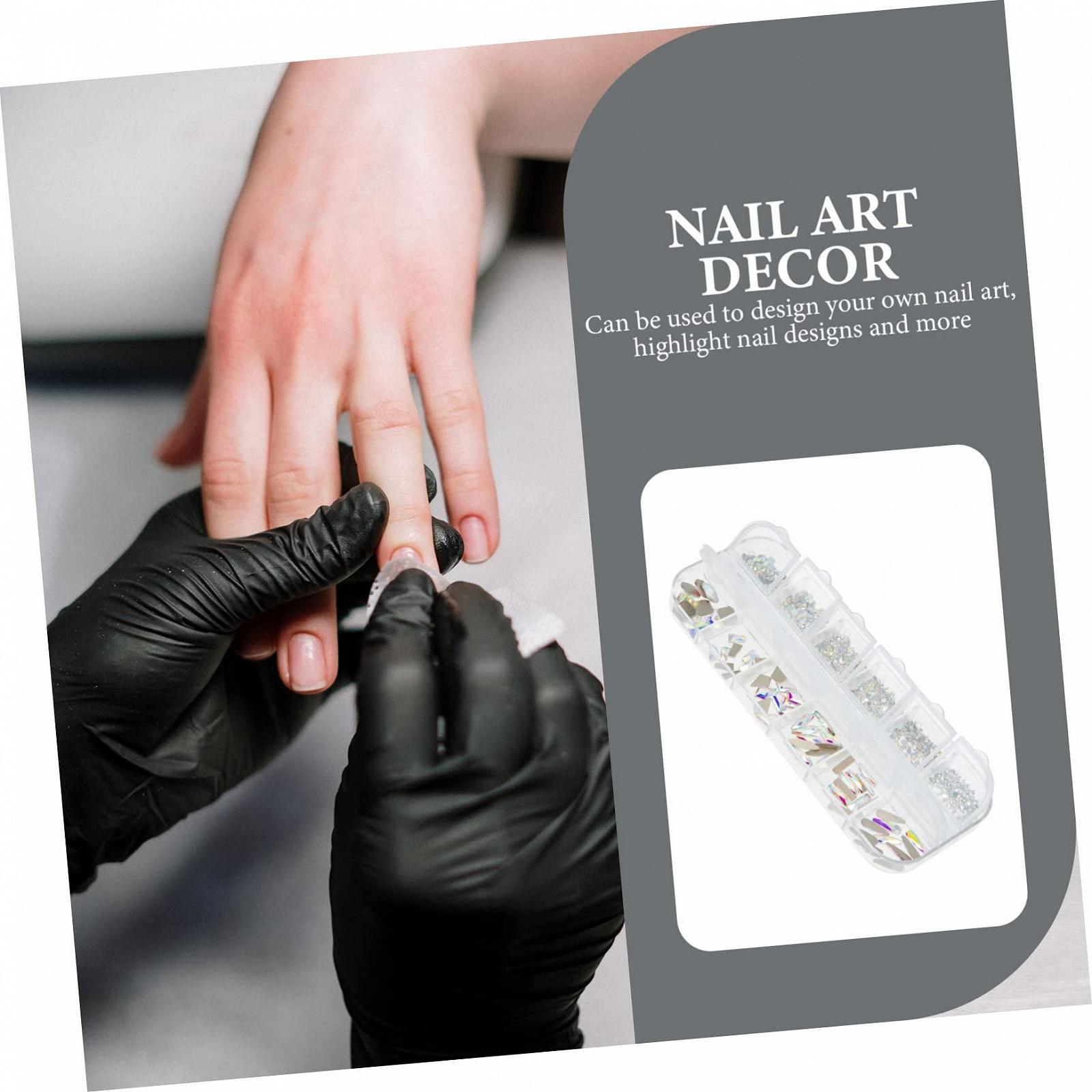 Стразы для ногтей FRCOLOR DIY, нерегулярные формы для украшения маникюра, фото №4