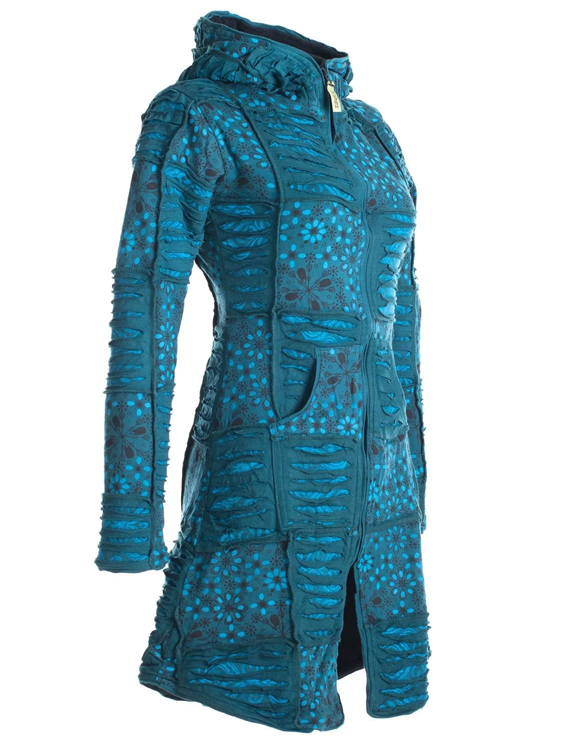 Пальто Vishes Elves Patchwork Хлопок с флисовой подкладкой и капюшоном, фото №5 Пальто Vishes Elves Patchwork Хлопок с флисовой подкладкой и капюшоном, фото №5