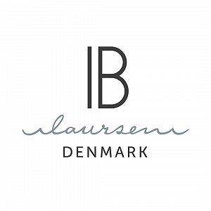 Плед Ib Laursen Кремовий в смужку Коралові піски та Сірий - Фото 1