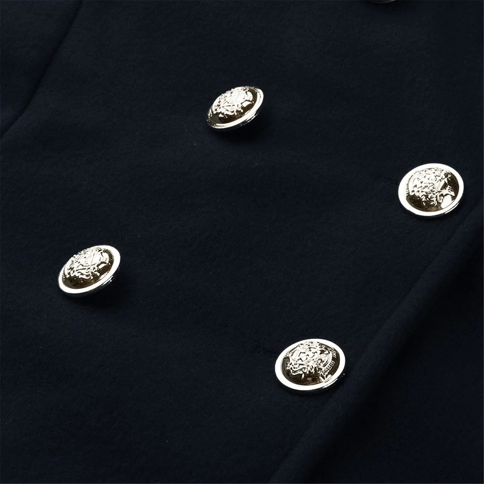 Жіноче повсякденне однотонне зрощене двобортне пальто-кардиган з довгими рукавами та кишенями, фото №4 Жіноче повсякденне однотонне зрощене двобортне пальто-кардиган з довгими рукавами та кишенями, фото №4