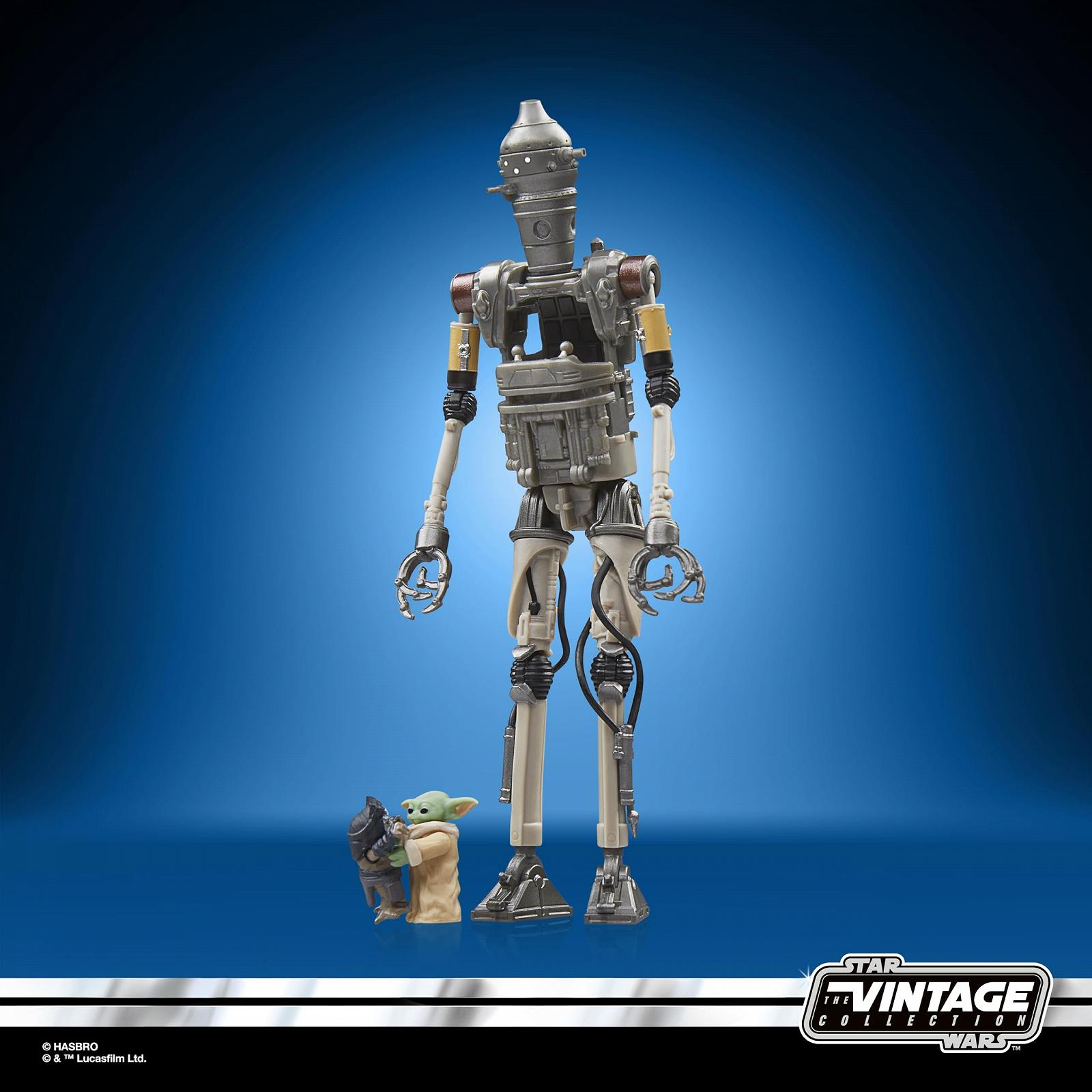 Набір фігурок Deluxe The Mandalorian (масштаб 9,5 см) Star Wars The Vintage Collection IG-12, Grogu & Anzellan, фото №5