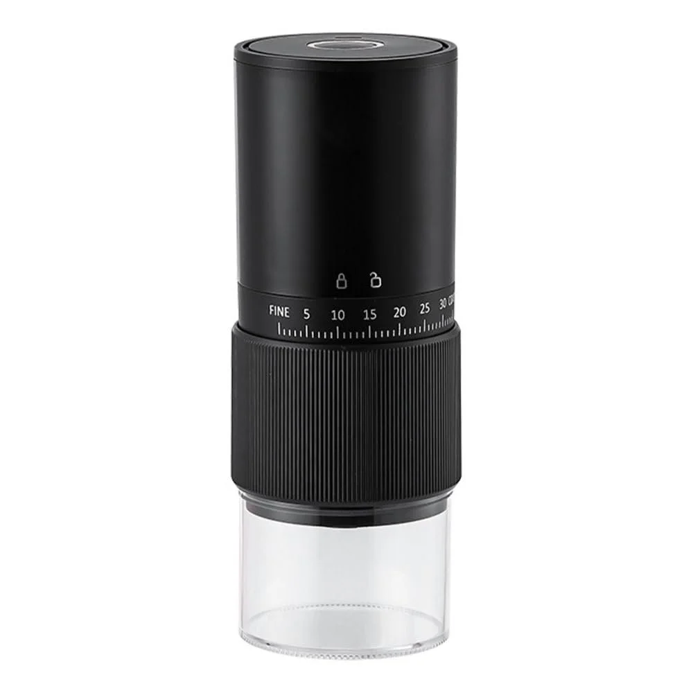 Електрична кавомолка Бездротова еспресо-кавомолка USB Перезаряджуваний з 30 регульованими налаштуваннями для дому, офісу, подорожей, фото №1