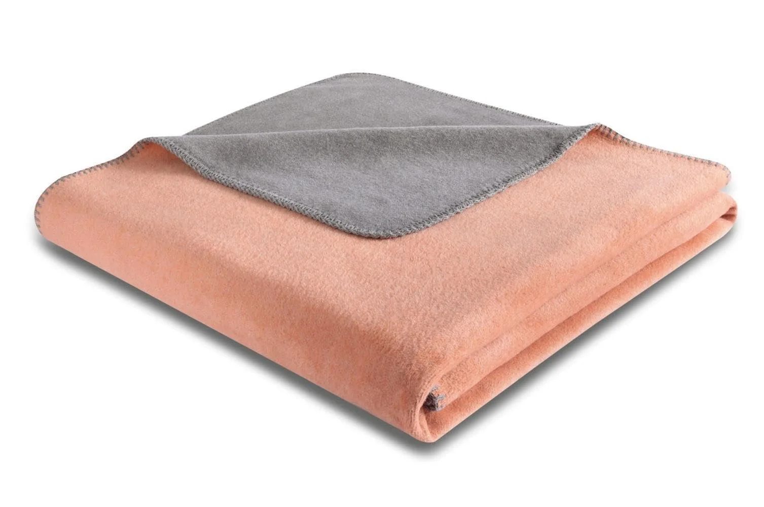 Одеяло Biederlack Duo Хлопок с декоративным стежком 150 x 200 см Ржаво-коричневый, фото №3