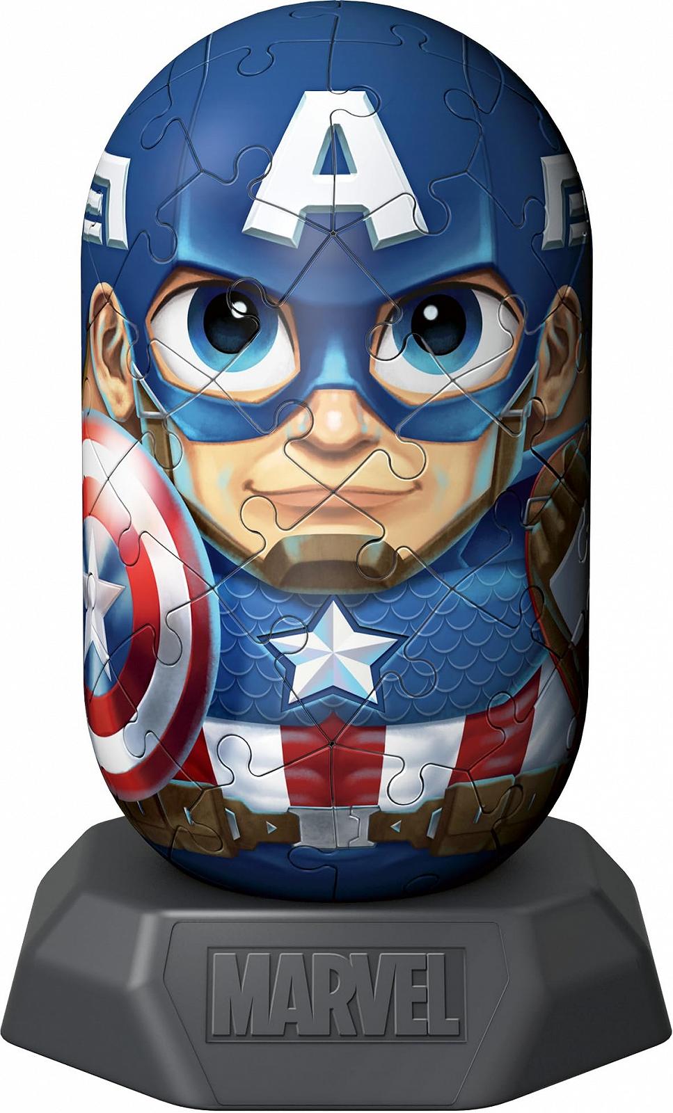 Фигурка Ravensburger Hylkies Marvel Captain America №33, фото №1