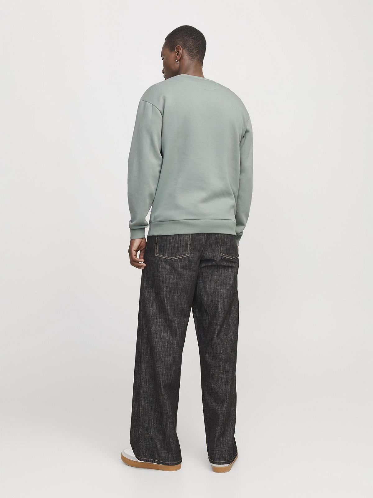 Чоловічий світшот JACK & JONES Однотонний світшот, фото №3