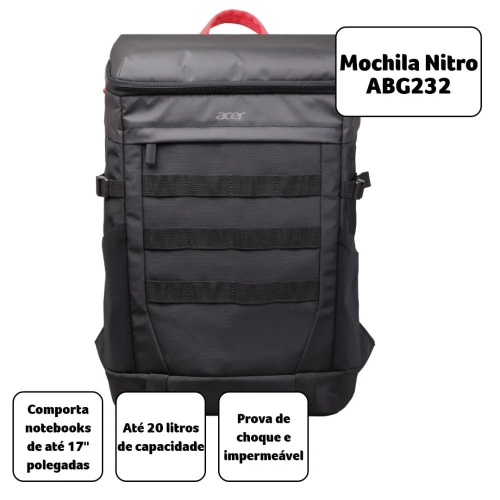 Рюкзак для ноутбука acer Sporty Box ABG232 GP.BAG11.02I Black Retail Pack, фото №6