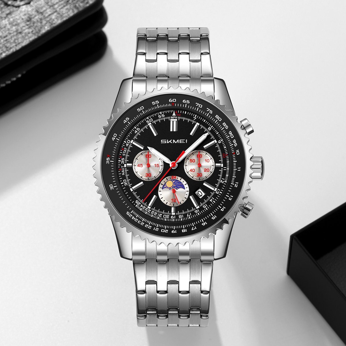 Годинник Skmei 9348 BK Чорний, фото №5