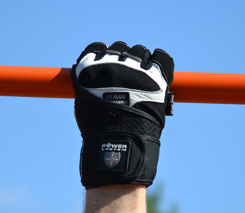 Рукавички для фітнесу Power System PS-2850 Raw Black/White XL, фото №9