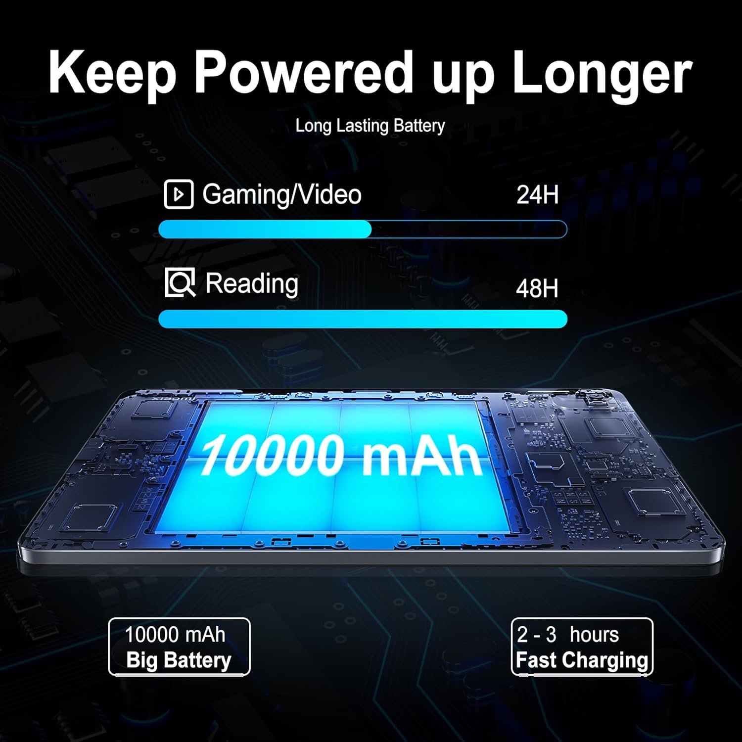 Планшет 13" 2K Veidoo T80 Plus (8+8)/256Gb 4G 2-SIM 8 ядер Android 12 10000 mAh Сірий, фото №5