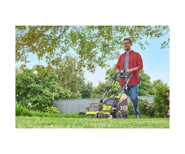 Ryobi Газонокосарка ONE RY18LMX40B-0 5133005479 акумуляторна 18В дека 40см 25-70мм, 3 режими роботи без АКБ і ЗП, фото №6