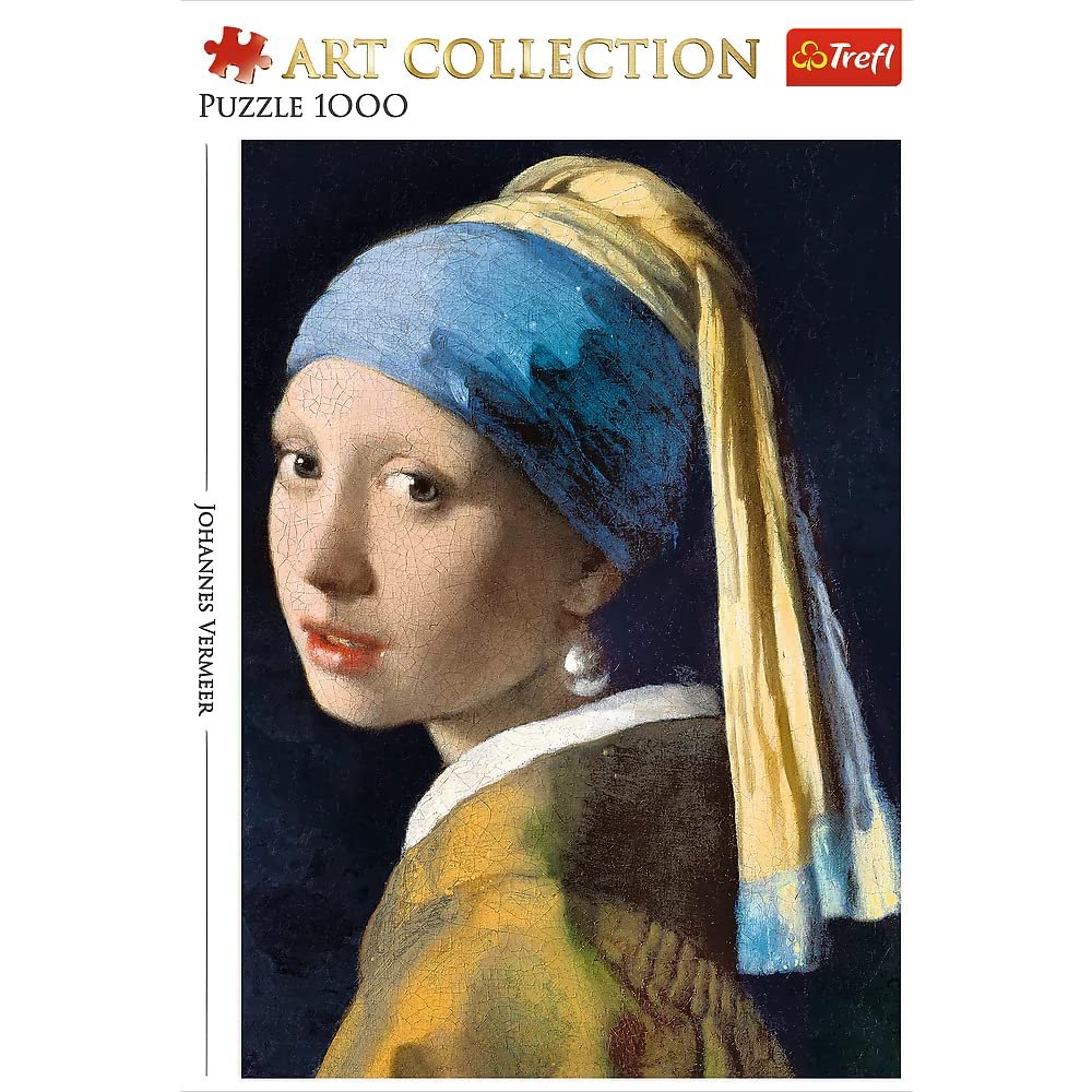 Пазл Trefl Art Collection Jan Vermeer A Girl with Pearl 1000 элементов, фото №3
