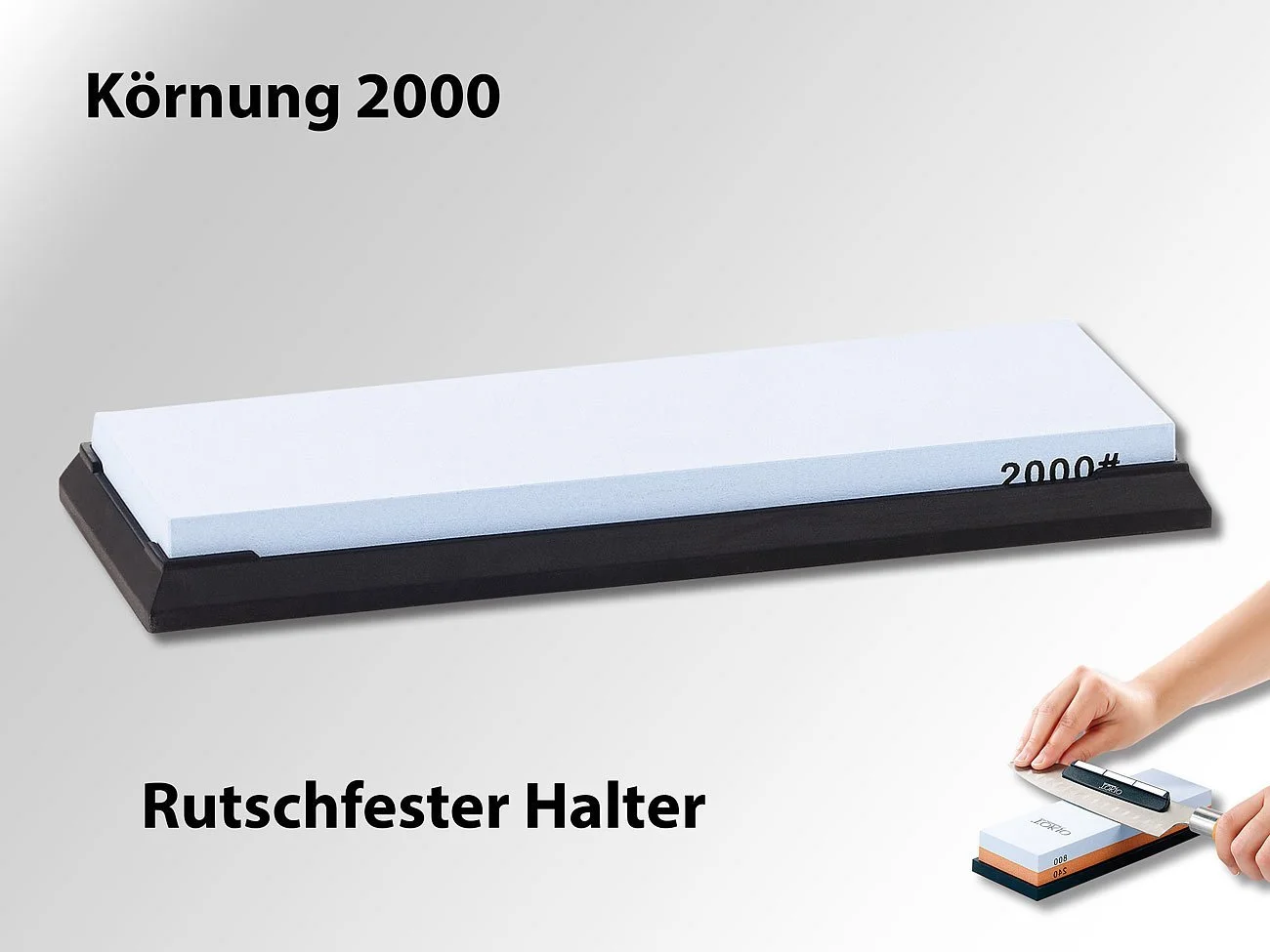 Точильний камінь водний 2000 грит із тримачем 180x15x60 мм 330 г, фото №2 Точильний камінь водний 2000 грит із тримачем 180x15x60 мм 330 г, фото №2