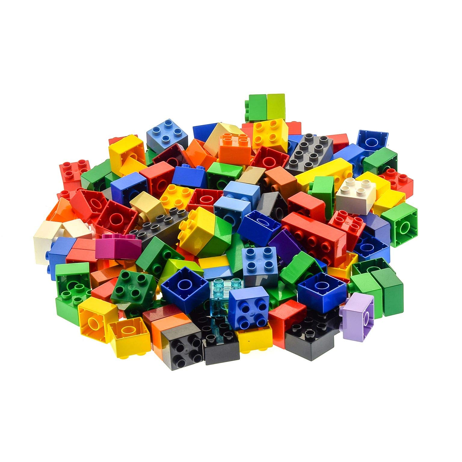 Цеглинки LEGO Duplo 100x4 2x2 30x8 2x4 різнокольорові, фото №3