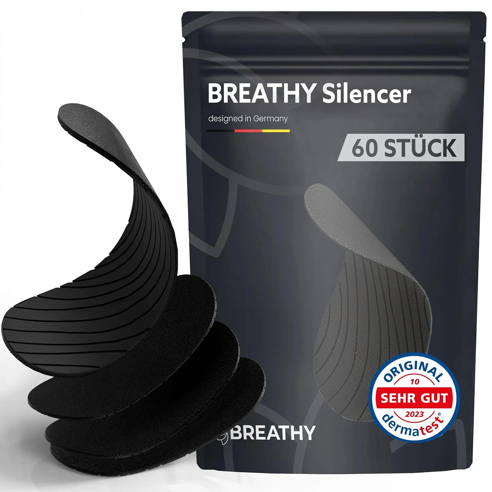 Пластыри для рта против храпа (60 штук) Запас на два месяца, фото №1