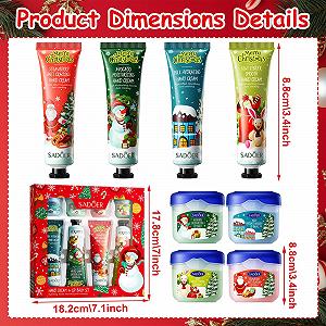 Набір Міні-кремів для рук Різдвяний набір кремів для рук, 8 шт synthetic.ua - Фото 1